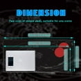 thumbnail image 4 of Desk Mat, Black Japanese Style Wave and Red Sun Extended Gaming Mouse Pad Large, 31.5"x11.8" Big Mouse Pad with Non-Slip Base and Stitched Edge, Long Computer Keyboard Mouse Mat for Home Office Work, 4 of 6