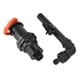 thumbnail image 4 of Conector De Entrada De Agua De Manguera, Válvula De Acoplamiento Rápido De Rosca Macho Resistente A La Corrosión G3/4 Para Riego Para Jardinería OTVIAP Hose Quick Coupling Valve, 4 of 8