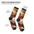 thumbnail image 3 of Bingfone Compression Socks for Women and Men Long Socks for Running Athletic Cycling Nurse- Cartoon Cheetah With Attitude, 3 of 7