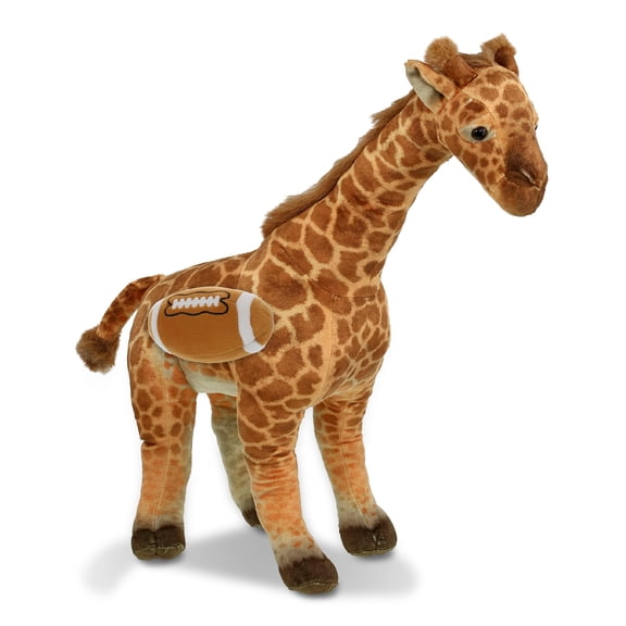 DolliBu Super Soft Wild Collection Giraffe Stuffed Animal with Football Plush - Huggable Giraffe, Adorable Playtime Plush Toy, Cute Wild Life Gift Doll Animal Toy for Kids and Adults - 20 Inches