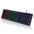 thumbnail image 1 of Teclado para juegos RiSophy Mechanical RGB 104 teclas Blue Switch, 1 of 9