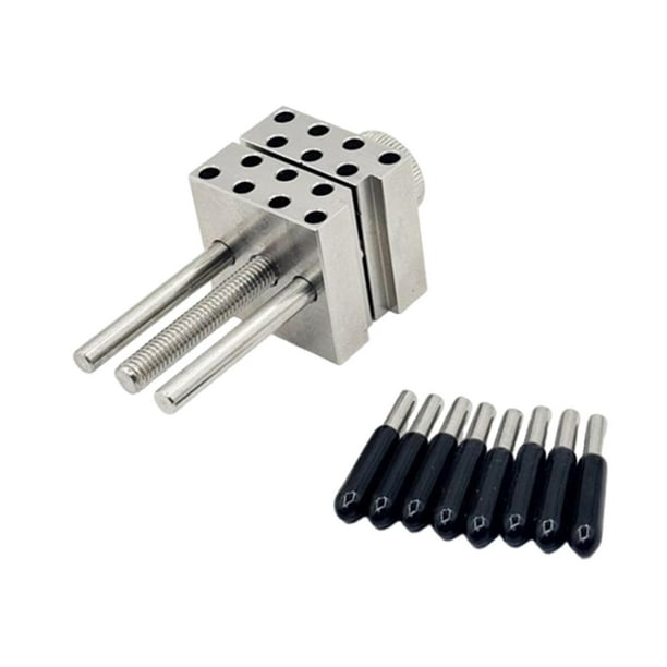 Mini prensa de mesa, estable, de alta precisión, ajustable, para banco de trabajo, modelismo, pintura, manualidades y reparación electrónica.