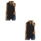 thumbnail image 1 of Blusa sin mangas Qarigey holgada de poliéster color sólido para mujer, 1 of 6