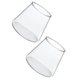 thumbnail image 3 of Glass Mugs Fuji Mountain Cup for Home Use 2Pcs Transparent Heat Resistant Cups, 3 of 4