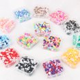 thumbnail image 4 of 500pcs/Box 6mm Flat Round Polymer Clay Chip Disk Beads Slice Loose Spacer Beads For Jewelry Making DIY Earring Necklace Bracelet, 4 of 5