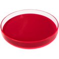 thumbnail image 1 of Neon Pink Round Lucite Tray, 1 of 1