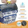 thumbnail image 2 of Nature Inspired Aesthetic Floral Retro Insulated Cooler Bag - 20L Soft Cooler with Padded Straps, 2 of 6