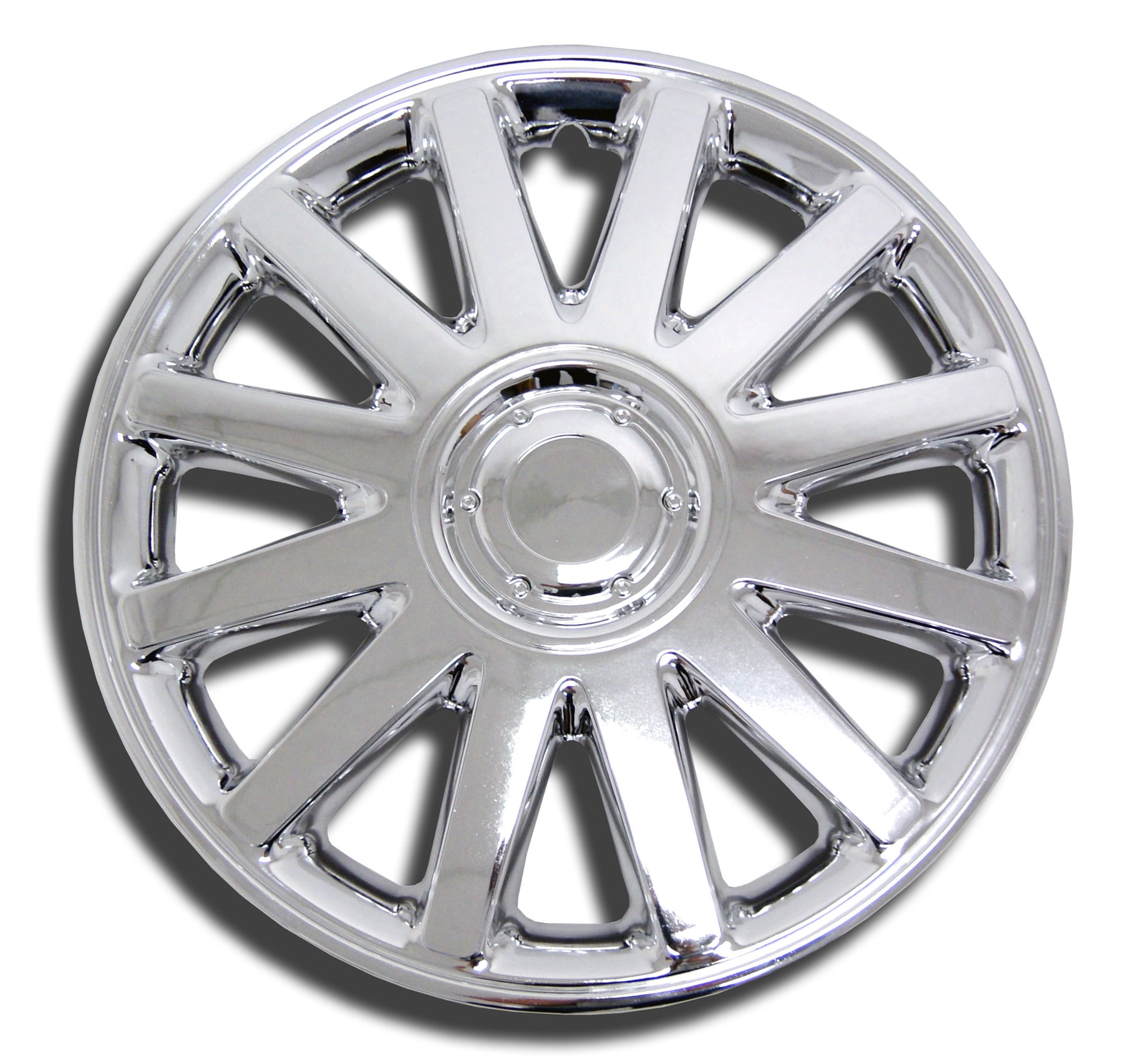 TuningPros WSC610C16 Set of 4 Chrome Finish Hubcaps 16" Hub Caps