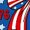 b-Blue, variant on EnJoCho Boys Girls 4th Of July Shirt Cotton Kids Red White And Blue USA American Flag Shirt Comfortable Patriotic Tops Kids Girls Graphic Tee Summer Casual 2 12 Years