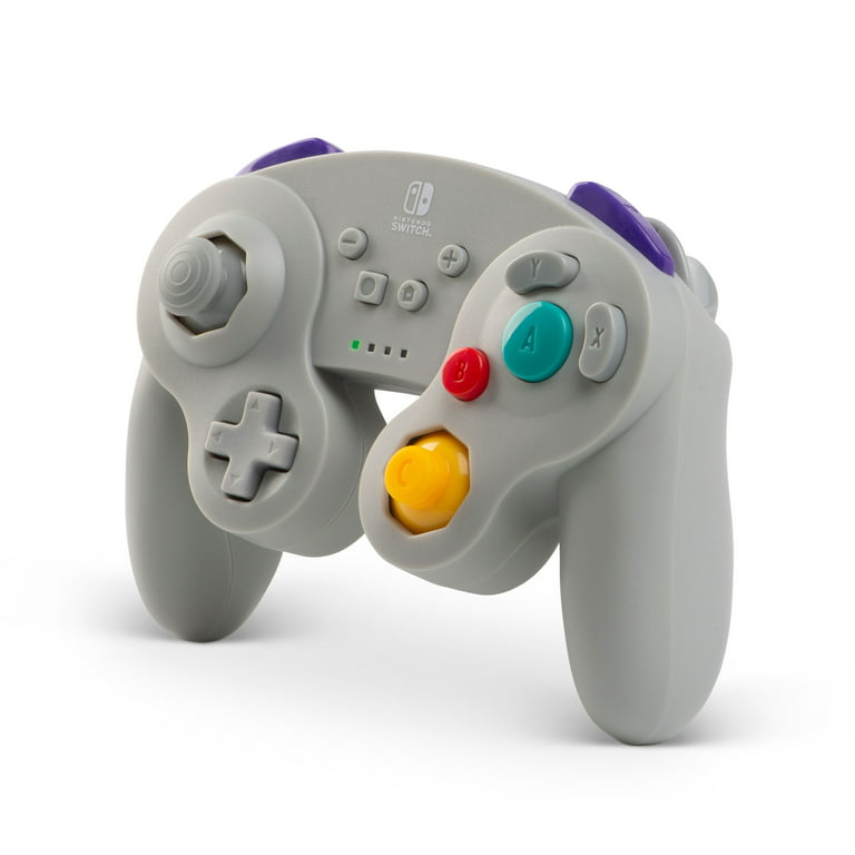  PowerA Wireless GameCube Style Controller for Nintendo Switch  Grey : Videojuegos