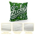 thumbnail image 4 of COMIO St Patricks Day Pillow Covers, St Patricks Day Shamrocks Pillow Cover Buffalo Plaid Clover St Patricks Decorative Throw Pillows Farmhouse Decor for Home, 4 of 5