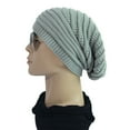 thumbnail image 7 of AWZXDE Women's Solid Color Knit, Winter Slouchy Cap for Casual Warmth Grey,One Size, 7 of 7
