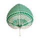 thumbnail image 3 of Abanico de bambú para mujer, tejido manual chino, ideal para el hogar y la granja. Verde, 3 of 9