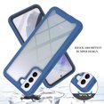 thumbnail image 3 of Case for Samsung Galaxy S21 with Built-in Screen Protector, Hybrid Rugged Full Body Drop Protection Shockproof Anti-Scratch Transparent Clear PC Back Phone Cover, Blue, 3 of 6