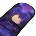 thumbnail image 4 of Yayeee Double Oven Mitt Kitchen Heat Resistant Baking 35" x7" Quilted Glove, Blue Road, 4 of 6