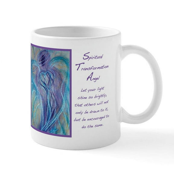 CafePress - Spiritual Transformation Angel Mugs - 11 oz Ceramic Mug - Novelty Coffee Tea Cup
