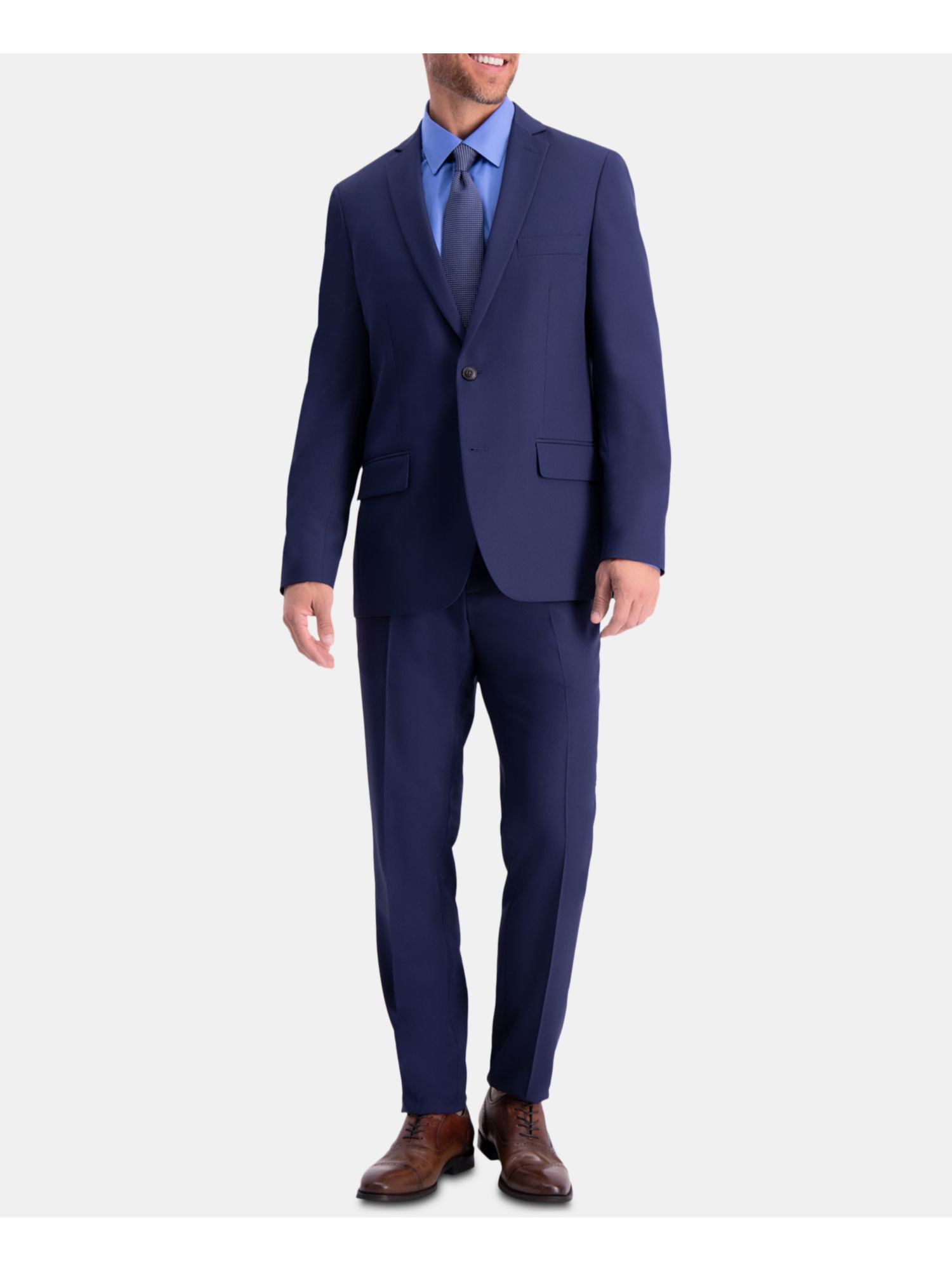 HAGGAR Mens Navy Slim Fit Suit Separate Blazer Jacket 42R - Walmart.com