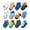 White, variant on WUANDIXFA Baby Girls Boys Toddlers Kids Grips Socks 12PC Children Socks Comfortable Soft Fashion Cute Cartoon Children Floor Socks Red,3-5 Years