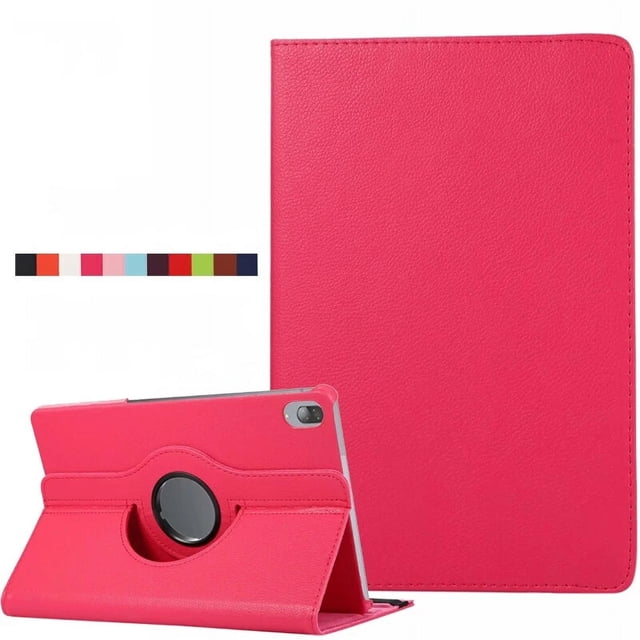 Tablette pour Huawei Honor Pad X9 X 8 X8 Pro Étui 11,5 Étui à Rabat Rotatif à 360 Degrés avec Support pour Funda Honor Pad X 9 X9 X8 Pro Étui Rouge Rose pour Honor Pad X8 Pro