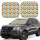 thumbnail image 1 of Balery Retro Bike Parasol para parabrisas de coche de 2 piezas | Parasol plegable para parabrisas delantero de coche para la mayoría de sedanes-Large, 1 of 6