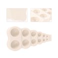 thumbnail image 3 of 1PC Half Round Pearl Cake Mold Chocolate Fondant Silicone Mold (Light Grey), 3 of 8