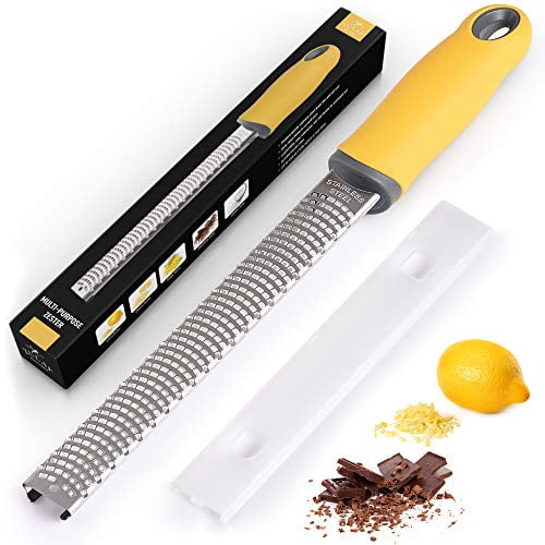 Best Cheese Grater & Zester - Stainless Steel Lemon Zester Tool - Best