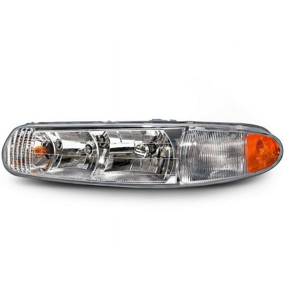 Left Headlight Assembly - Compatible with 1997 - 2004 Buick Century 1998 1999 2000 2001 2002 2003