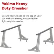 Yakima 55 Inch Lightweight Aluminum HD Crossbar, Black (Set of 2)
