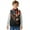 Eagle American Flag Paint Splatter, variant on Eagle American Flag Paint Splatter Print Boys Lightweight Fleece Vest Sleeveless Zip Up Warm Jacket Stand-Up Collar Casual Outerwear Vests With Pockets, Size 4T