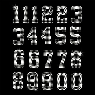 Iron on Letters and Numbers for Clothing, 24 Sheets Jersey Large Number, 8