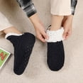 thumbnail image 3 of Unisex Fluffy Fuzzy Warm Slipper Socks for Men Women, Thick Fleece Lined Non-Slip Socks Indoor Floor, 3 of 6