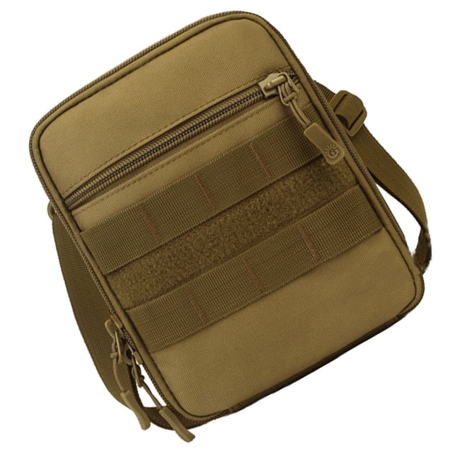 Soidarity Accesorio de bolsa organizador impermeable para exteriores, riñonera de camuflaje para el pecho, paquete de accesorios para acampar de viaje Escalada Marrón Soidarity OD024219-02