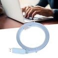 thumbnail image 1 of Câble USB vers RJ45, Stable et Sûr, Câble USB de 5,9 Pieds de Long vers RJ45, Haute Vitesse pour Ordinateur, 1 of 8