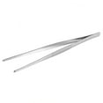 thumbnail image 1 of Pinzas Pinzas Para Alimentos Largas Plateadas De Acero Inoxidable Rectas, 1 of 7