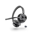 thumbnail image 1 of Auriculares inalámbricos Poly Voyager 4320 UC (Plantronics): auriculares estéreo con micrófono con cancelación de ruido, conexión Bluetooth para PC, Mac y dispositivos móviles, compatibles con Teams (, 1 of 5