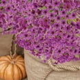 thumbnail image 5 of Baumaty 12 Pack Artificial Flowers Outdoor UV Resistant Fake Flowers No Fade Faux Plants Garden Porch Window Box Decorating Purple, 5 of 11