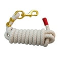 thumbnail image 4 of simhoa Horse Lead Rope with Bolt Snap for Leading Training Horse, Pet, or Sheep Horse Leads Rein Cotton Equestrian Equipment Braided 3meters Beige, 4 of 10