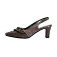 thumbnail image 3 of FLORAL Bloom Women's Wide Width Falbala Trim with Rhinestone Shoes, 3 of 6