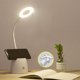 thumbnail image 1 of Lámpara de mesa plegable LED protección ocular ajuste inteligente lámpara de mesa de luz suave con portalápices para oficina en casa, 1 of 1