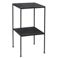 thumbnail image 2 of Uttermost Sherwood Square Contemporary Iron and Marble Accent Table in Black, 2 of 4