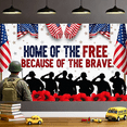 thumbnail image 6 of Patriotic Design Veteran Appreciation Military Honor Banner for Memorial Day Veterans Day Independence Day, 6 of 8