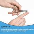 thumbnail image 5 of Bianco Brothers Instruments Curved Blade Manicure Scissors, Ergonomic and Sturdy Design with Sharp and Reliable Stainless Steel Blades Nail Scissors, Nail Tools Made in the US, 5 of 6