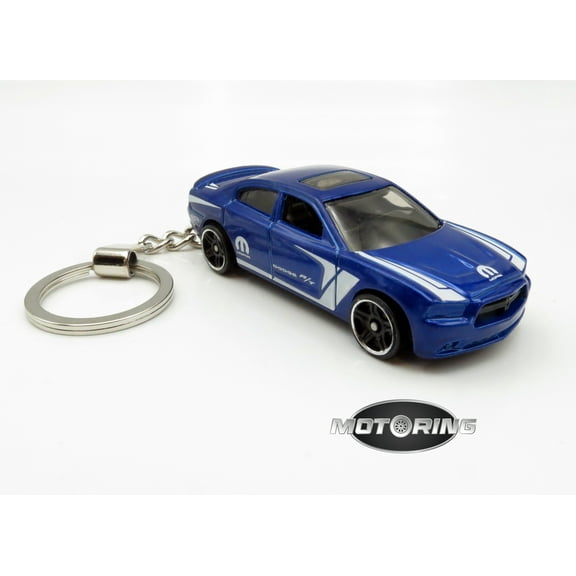 2011 '11 Dodge Charger Purple Car Rare Novelty Keychain 1:64 Diecast