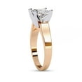 thumbnail image 3 of IGI Certified Lab Grown Diamond Ring | 6.5MM Princess Cut 4-Prong Solitaire Style Engagement Promise Rings For Women In 18k Solid Rose Gold | F-G, VS-SI Quality (1.70 Ctw) Ring Size-5.5, 3 of 7