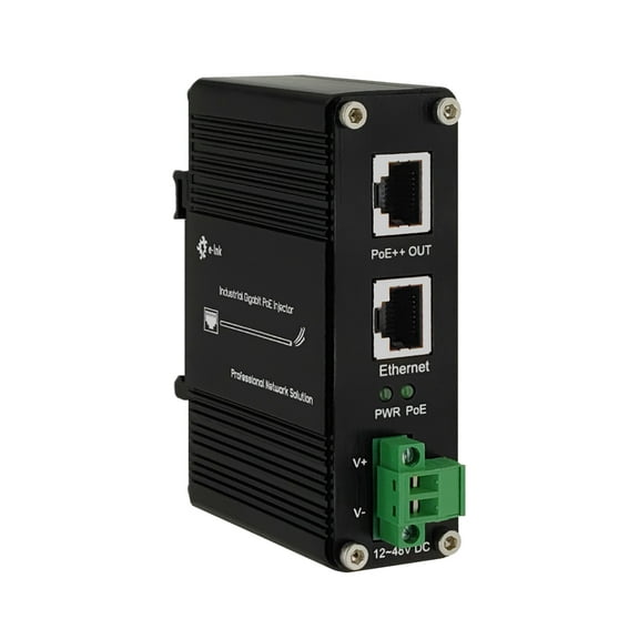 PoE Injector Industrial Gigabit PoE   Hardened IEEE802.3at/bt 95W PoE Adapter
