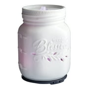 Airome Mason Jar Medium Porcelain Essential Oil Diffuser, White