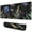 Black Background Flowers-73, variant on Large 31.5 × 11.8 inch Gaming Mouse Pad - Wildflower Design, Non-Slip Rubber Base, Waterproof - Perfect Desk Pads for Office Work, Gaming and Keyboard & Mouse Comfort