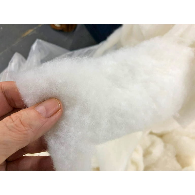 Big Plush® 8 oz Luxurious White Fluffy Polyester Fiber Fill Stuffing Soft  Blended Shredded Batting Scraps for Stuffing Pillows Cushion Filling  Upholstery Stuffed Animals Toys Doll DIY Crafts Fake Snow 