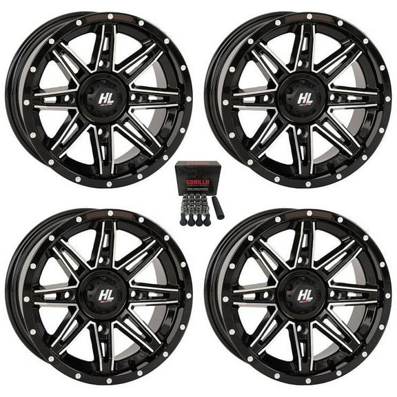 High Lifter by STI HL22 14" Wheels Machined Can-Am Commander Maverick Renegade Outlander Defender