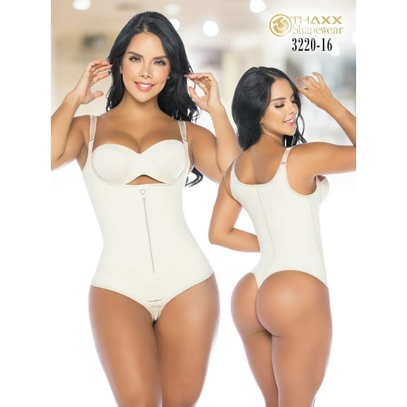 Colombian Body Girdle Thaxx Thread Beige